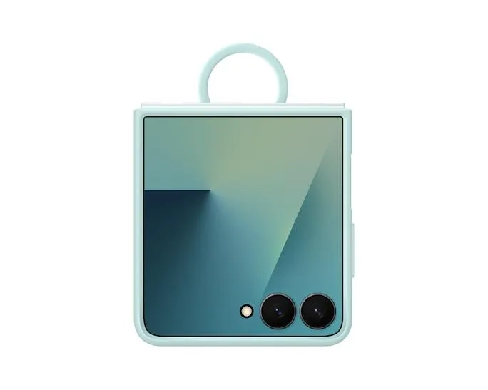 Carcasa silicona Galaxy Z Flip7 con anillo