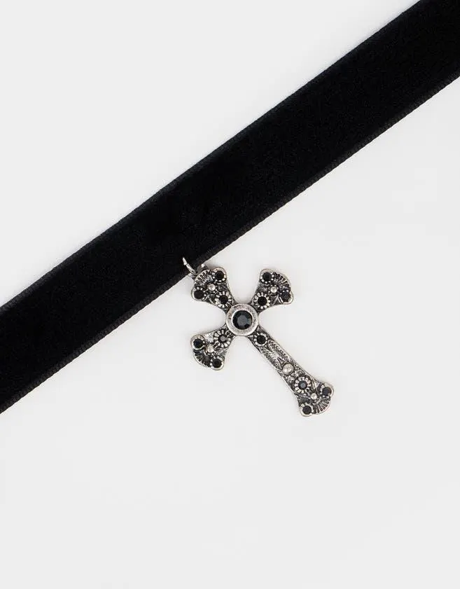 Choker con cruz