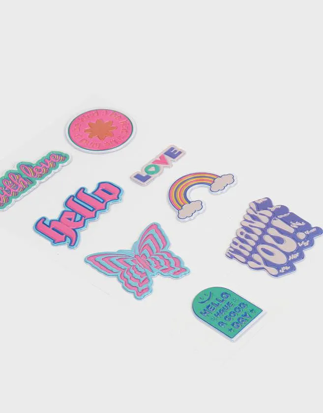 Set stickers con relieve
