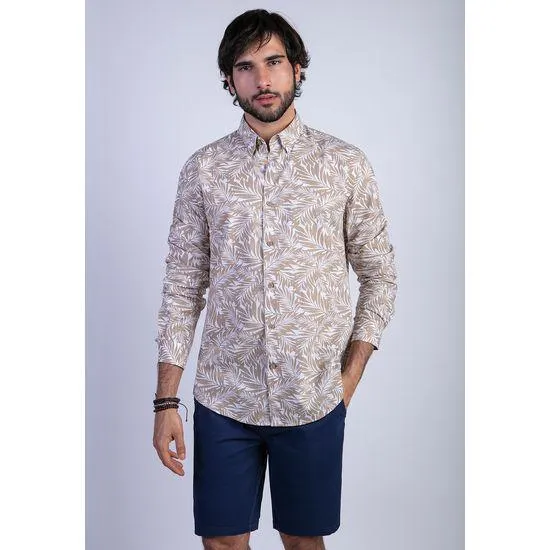CAMISA ESTAMPADA VERMONT FJ SAND