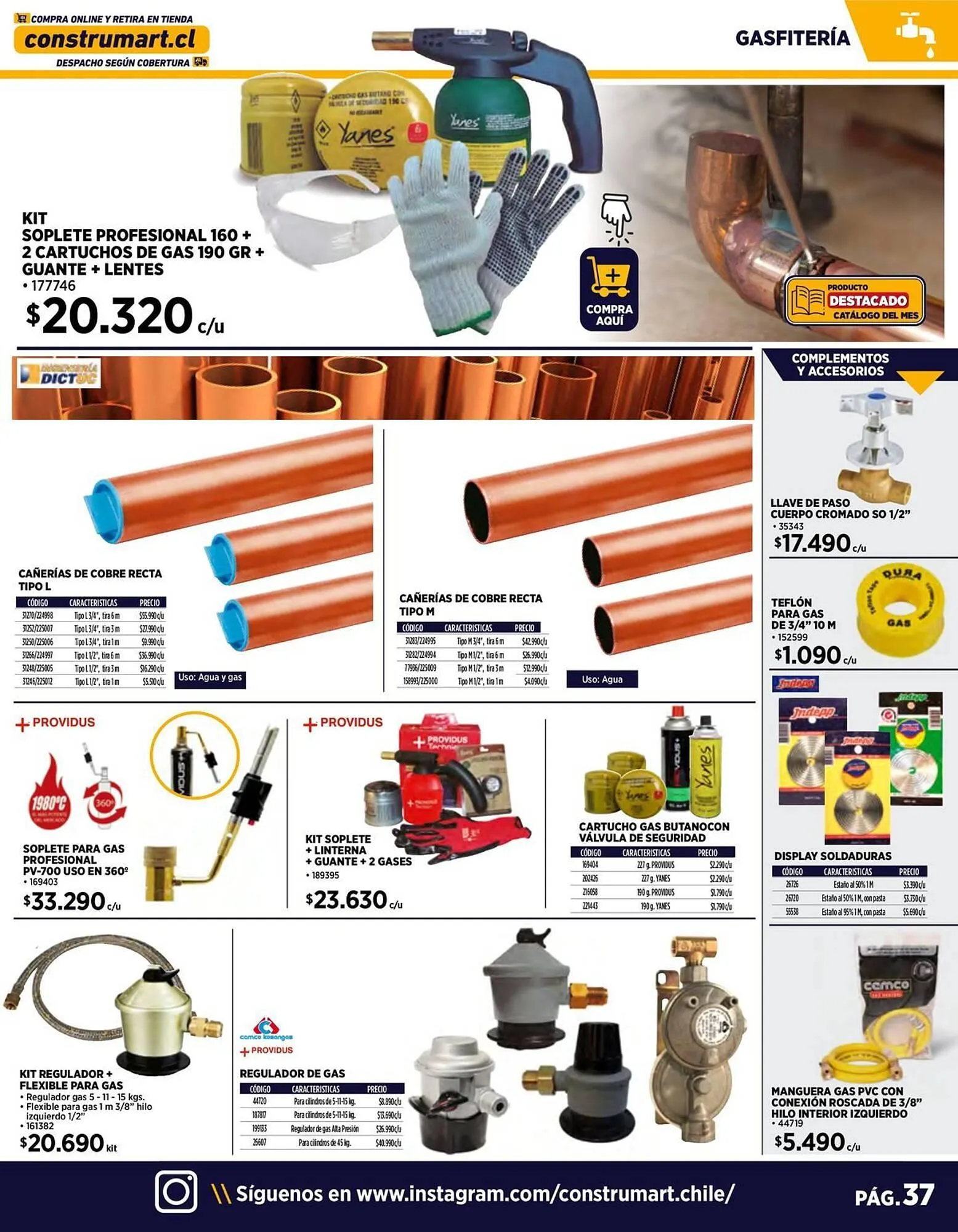 Catálogo de Catálogo Construmart 3 de abril al 28 de abril 2024 - Página 37