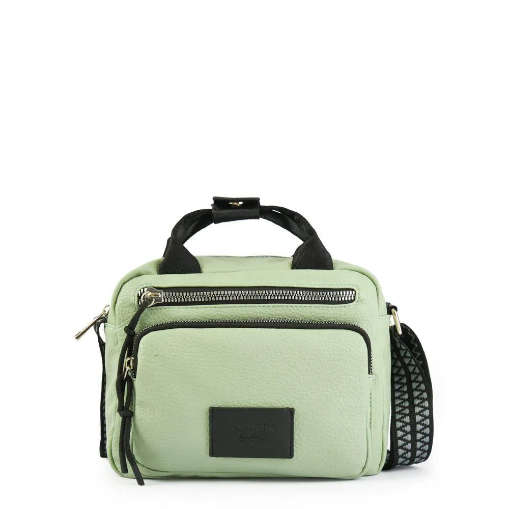 Poxy cartera bandolera pequeña verde agua