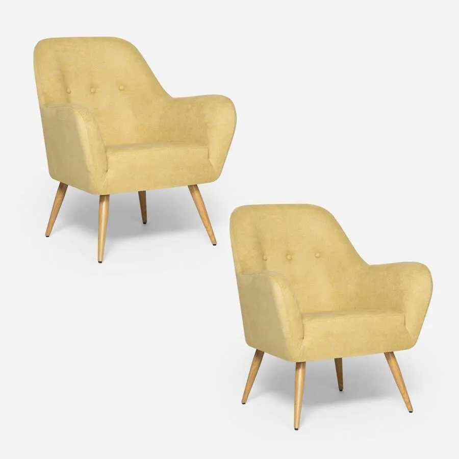 Kit 2 Poltronas Bartolo II Tela