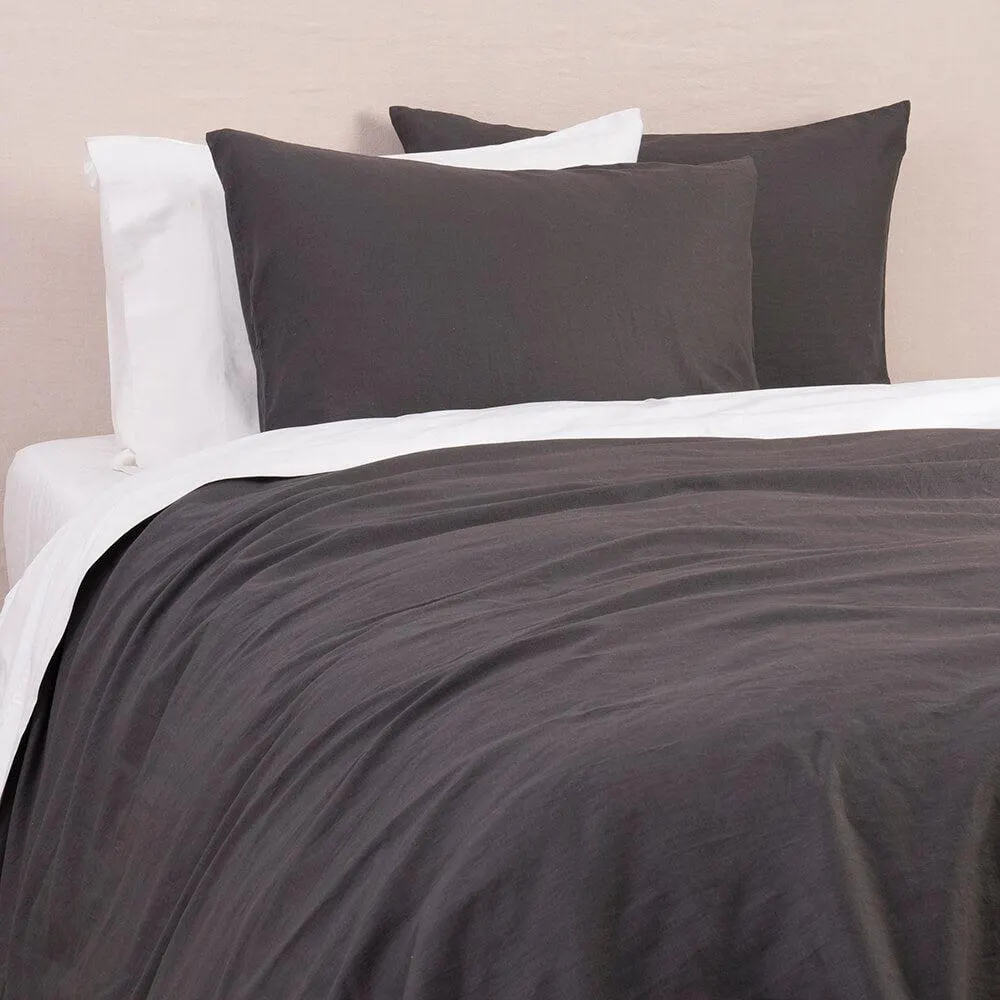 Funda de Plumón Lino Super King Marengo