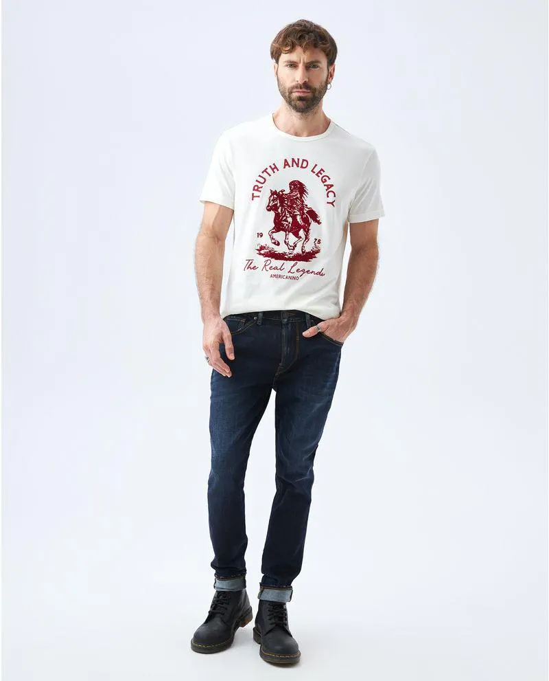 Jean Skinny con mini desgastes para hombre