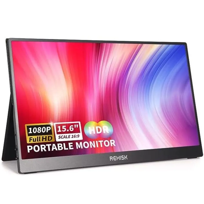 Monitor Portátil 15.6 FHD - Pantalla para PC o consolas (Smart Cover)