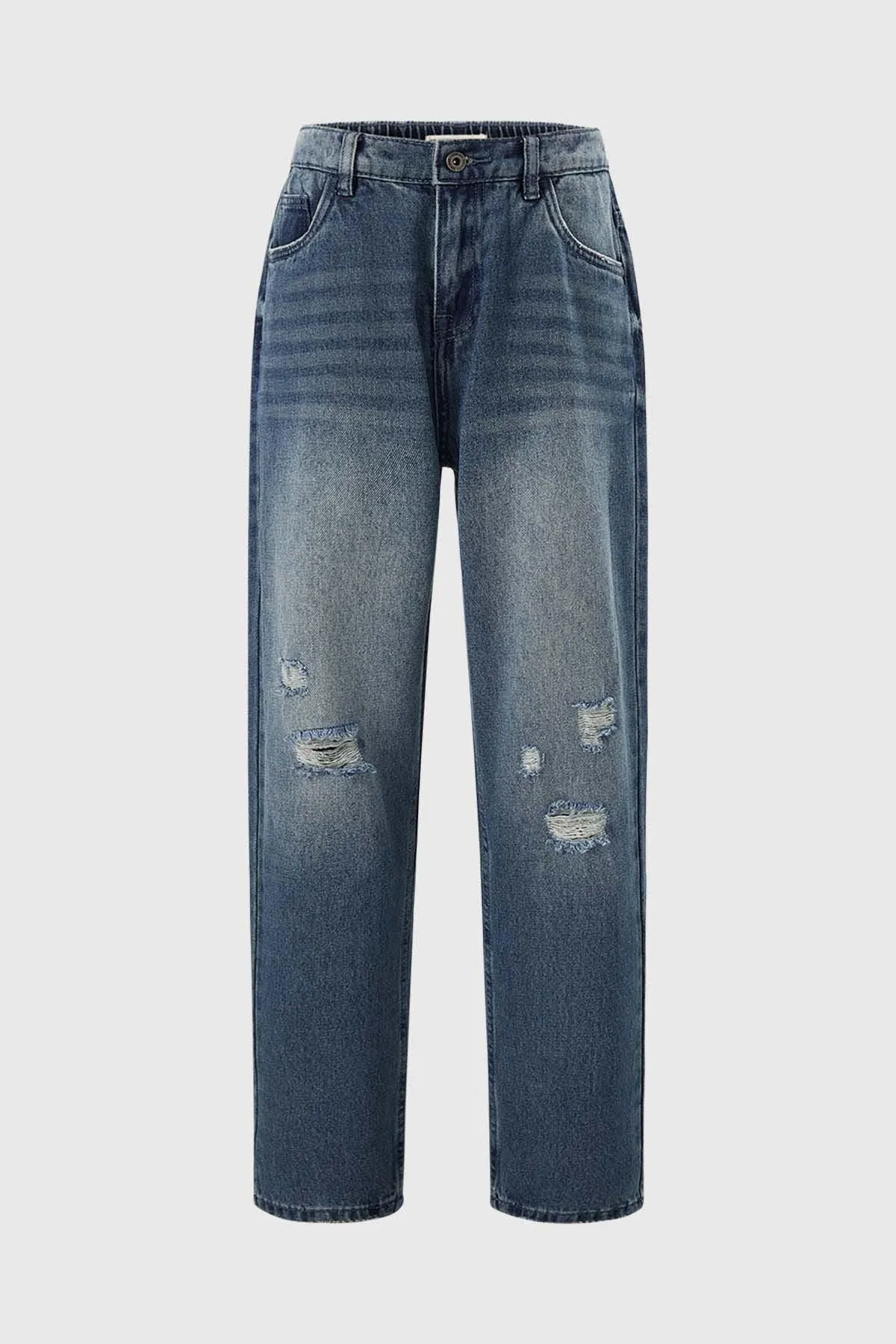 Jeans Niño Roturas Azul