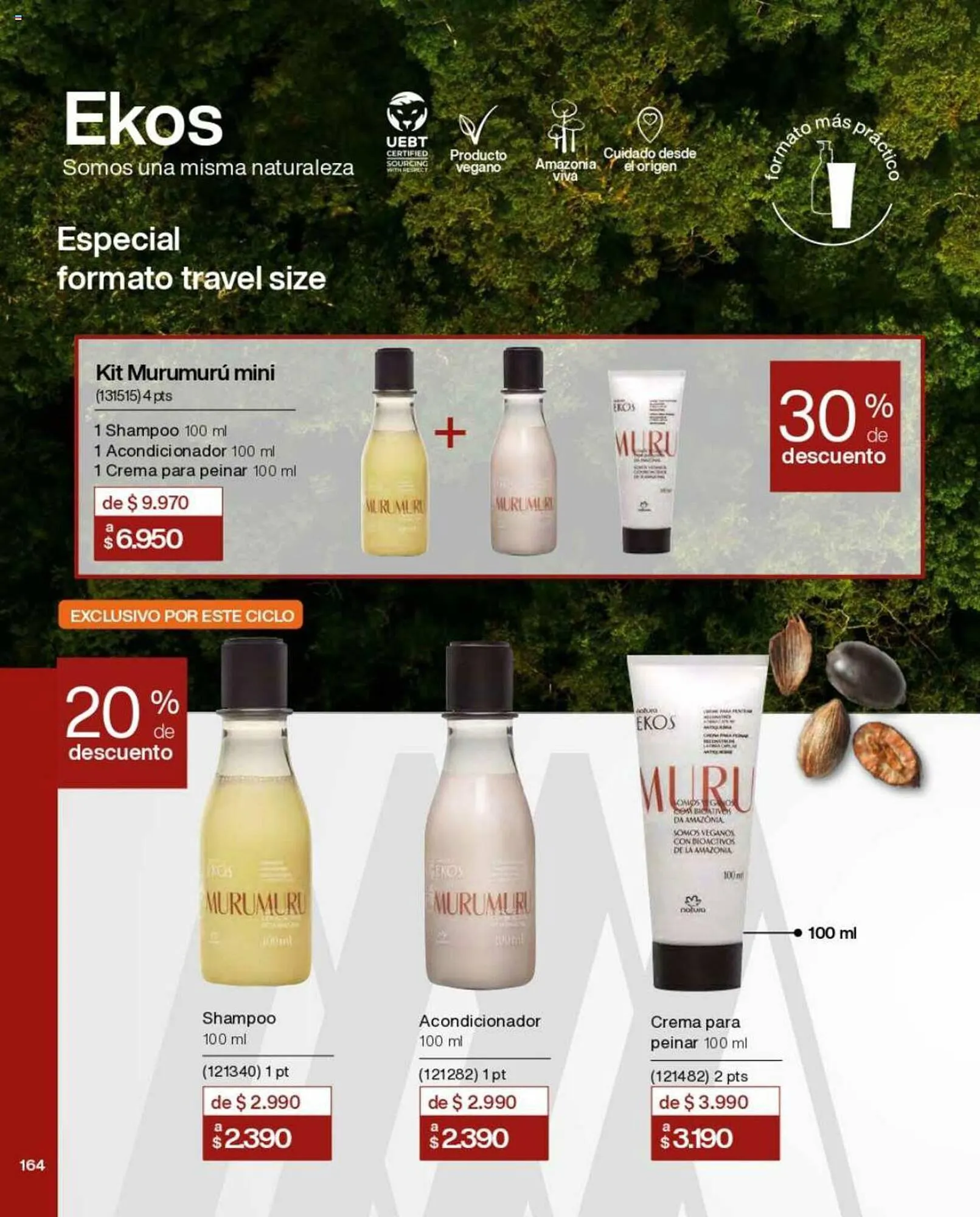 Catálogo de Catálogo Natura 1 de agosto al 31 de agosto 2023 - Página 164