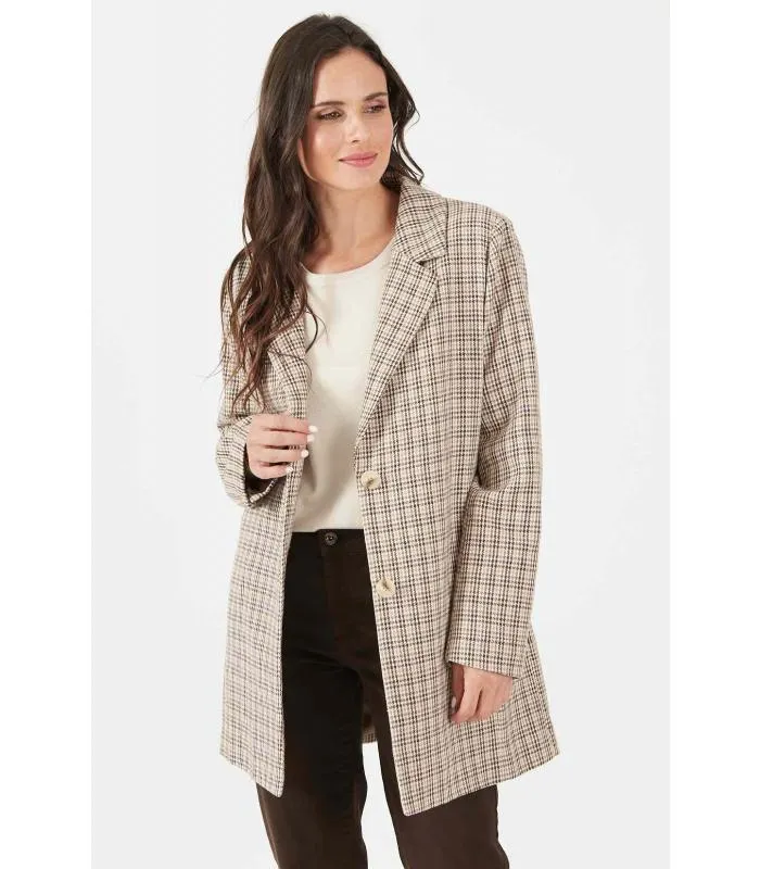 Chaqueta diseno cuadros