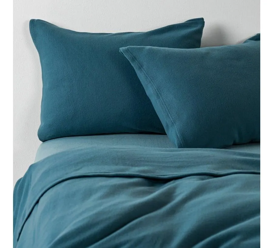 Sábanas Polar 2 Plazas Liso Menta