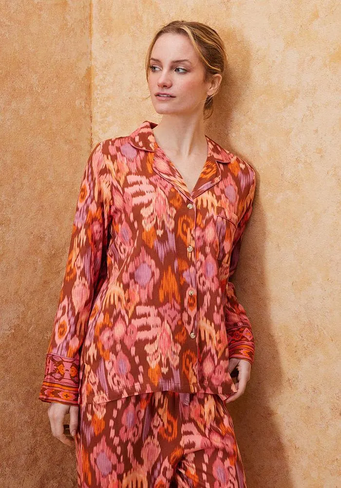 Pijama Tipo Camisero Full Estampado