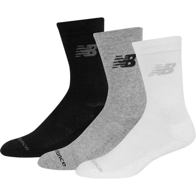 Calcetines 3 Pares Unisex New Balance Performance Cotton Cushioned Crew Multicolor