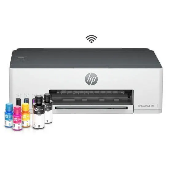 Impresora HP Smart Tank 210, Tinta Continua, Color, Wifi, Smart App