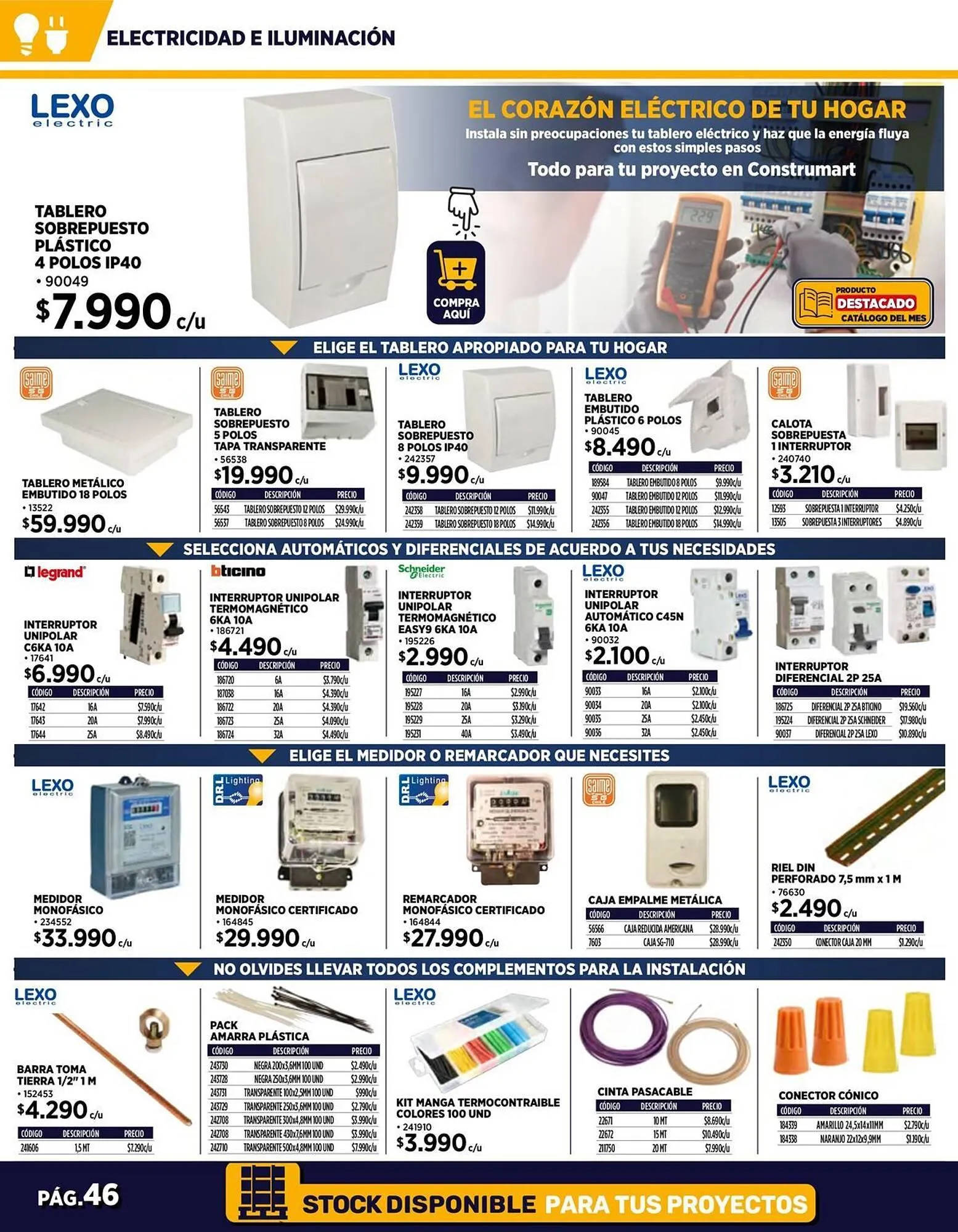 Catálogo de Catálogo Construmart 3 de abril al 28 de abril 2024 - Página 46