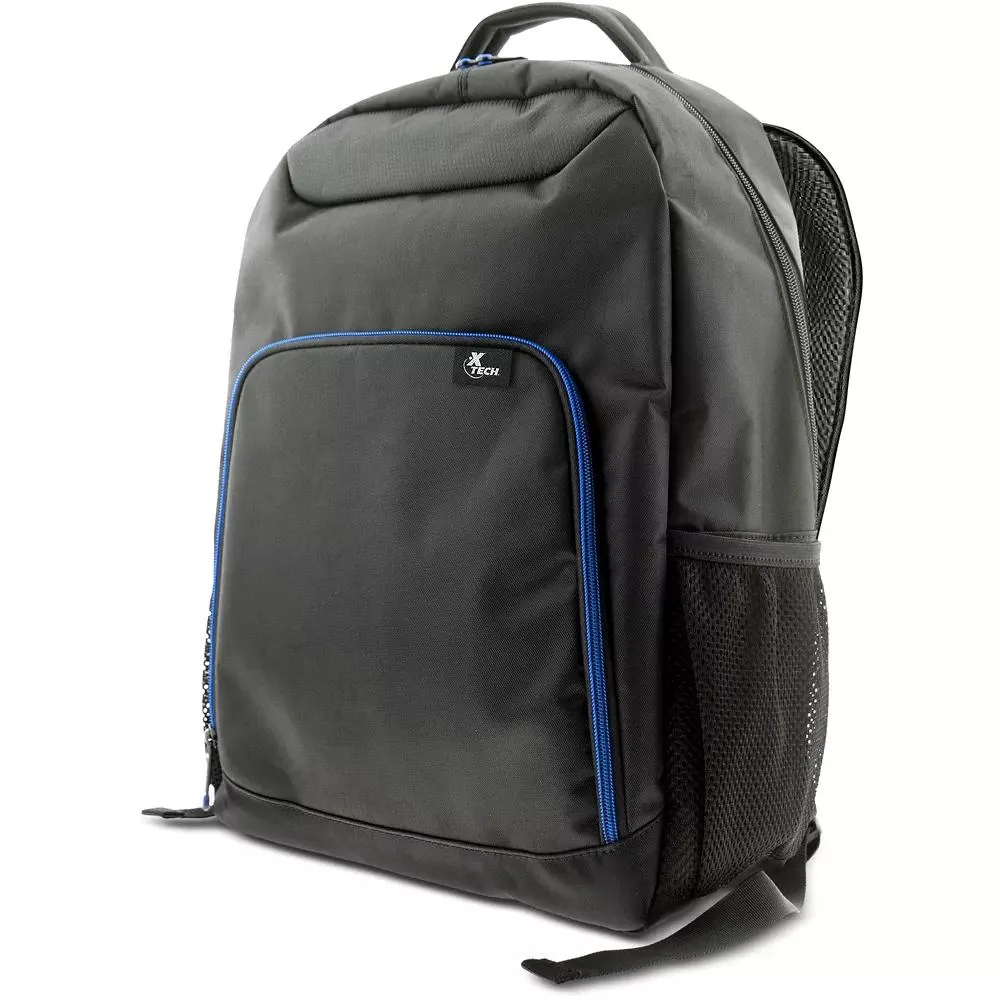 Mochila Xtech Para notebook - 15.6" - Durable polyester - Black - Blue - XTB-211