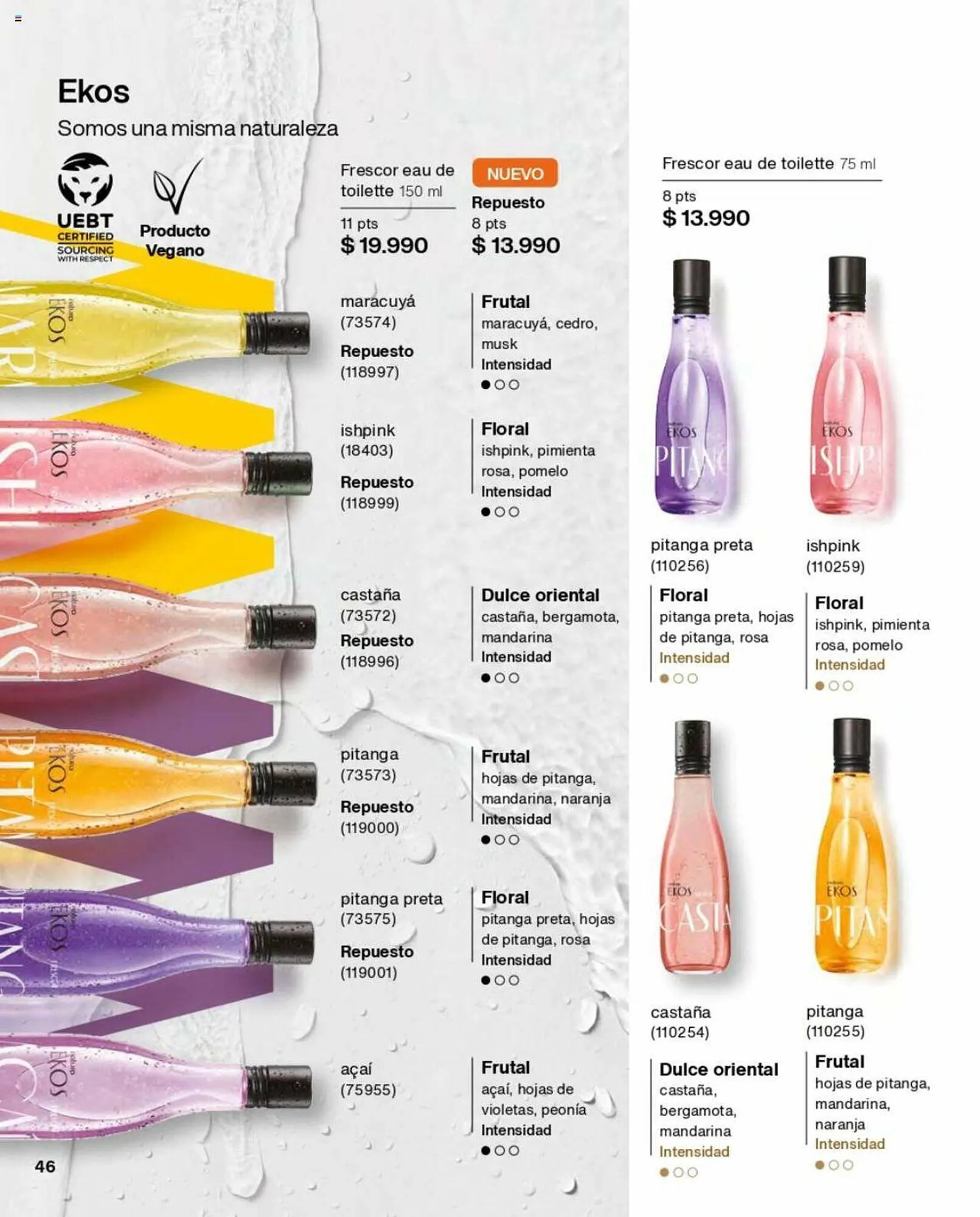 Catálogo de Catálogo Natura 1 de septiembre al 30 de septiembre 2023 - Página 46