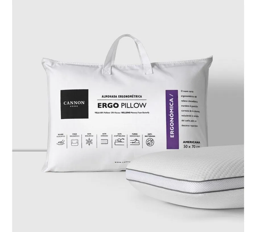 Almohada Viscoelastica Ergo 50x70 CM