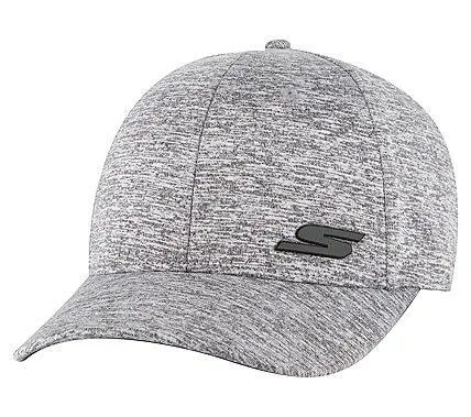 Women's Hat - Space Dye Baseball Grey