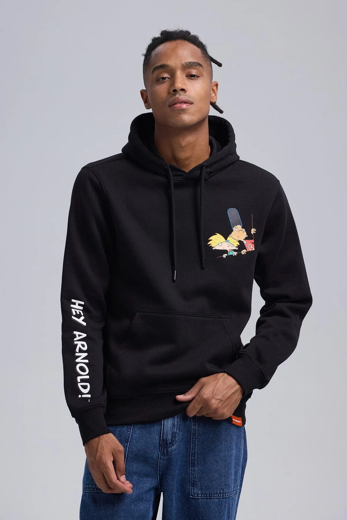 Polerón Hombre Hey Arnold Negro