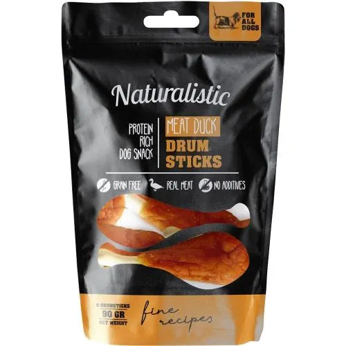 NATURALISTIC MEAT DUCK DRUMSTICK 90 GR