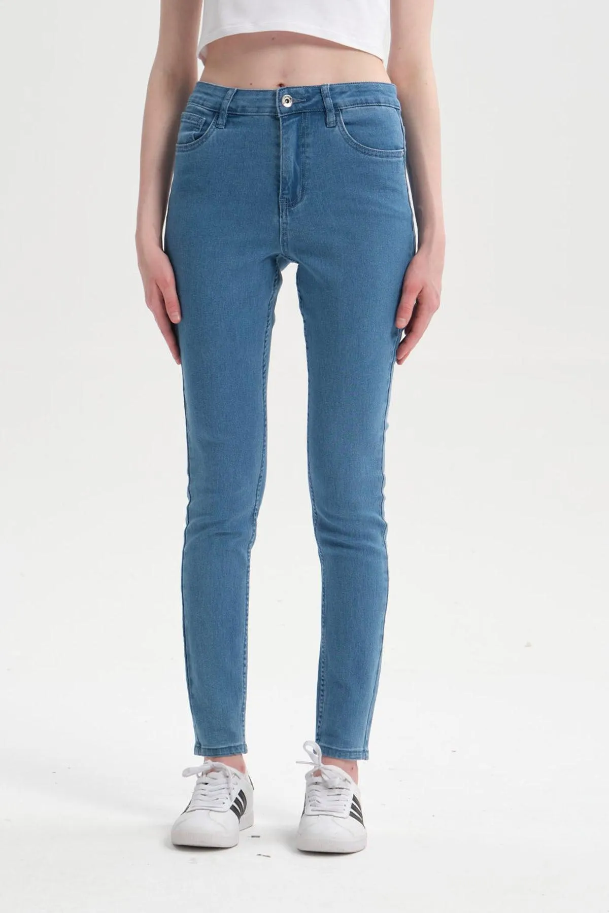 Jeans Mujer Super Skinny Emilia Azul Claro