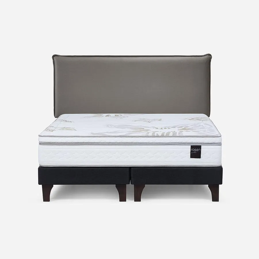 Cama Art 4 King + Respaldo Maurice