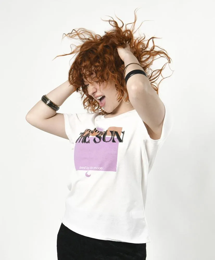 Polera mujer estampado sunset