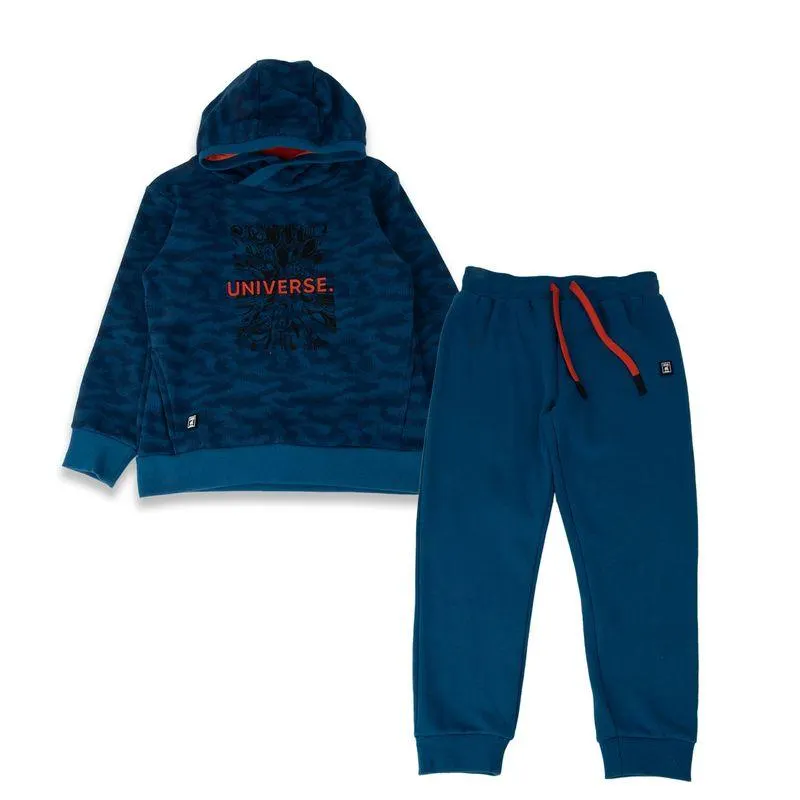 Buzo Niño Azul petróleo