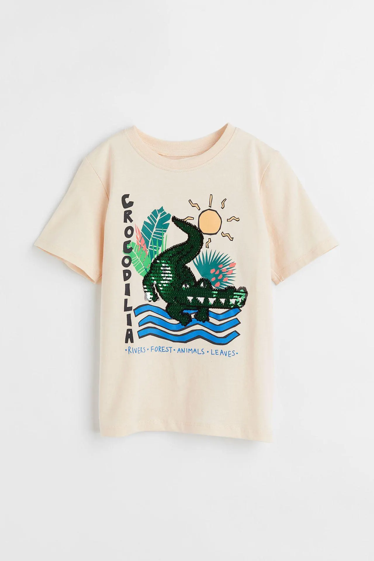 Polera con lentejuelas reversibles