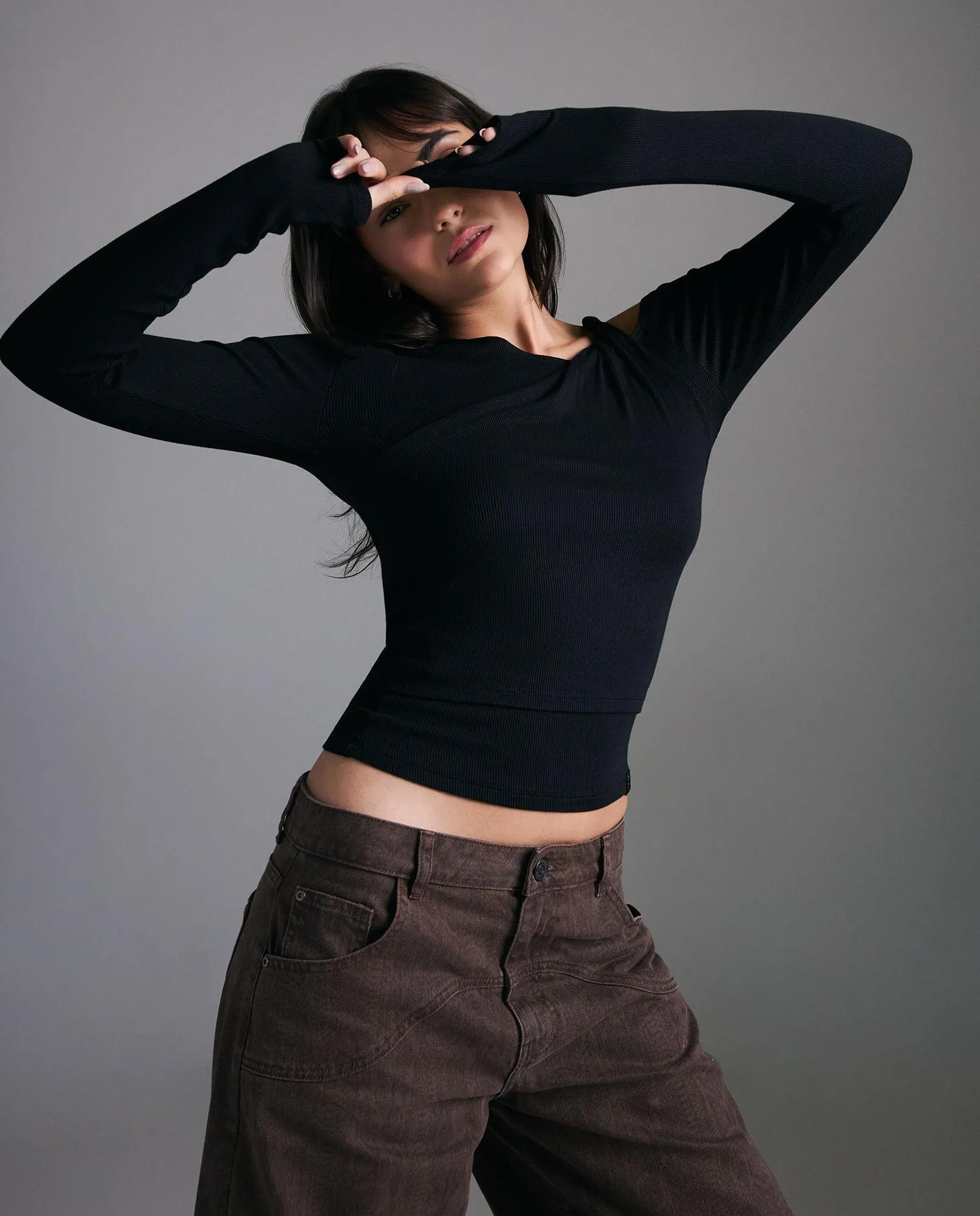 Camiseta ajustada en viscosa diseño femenino