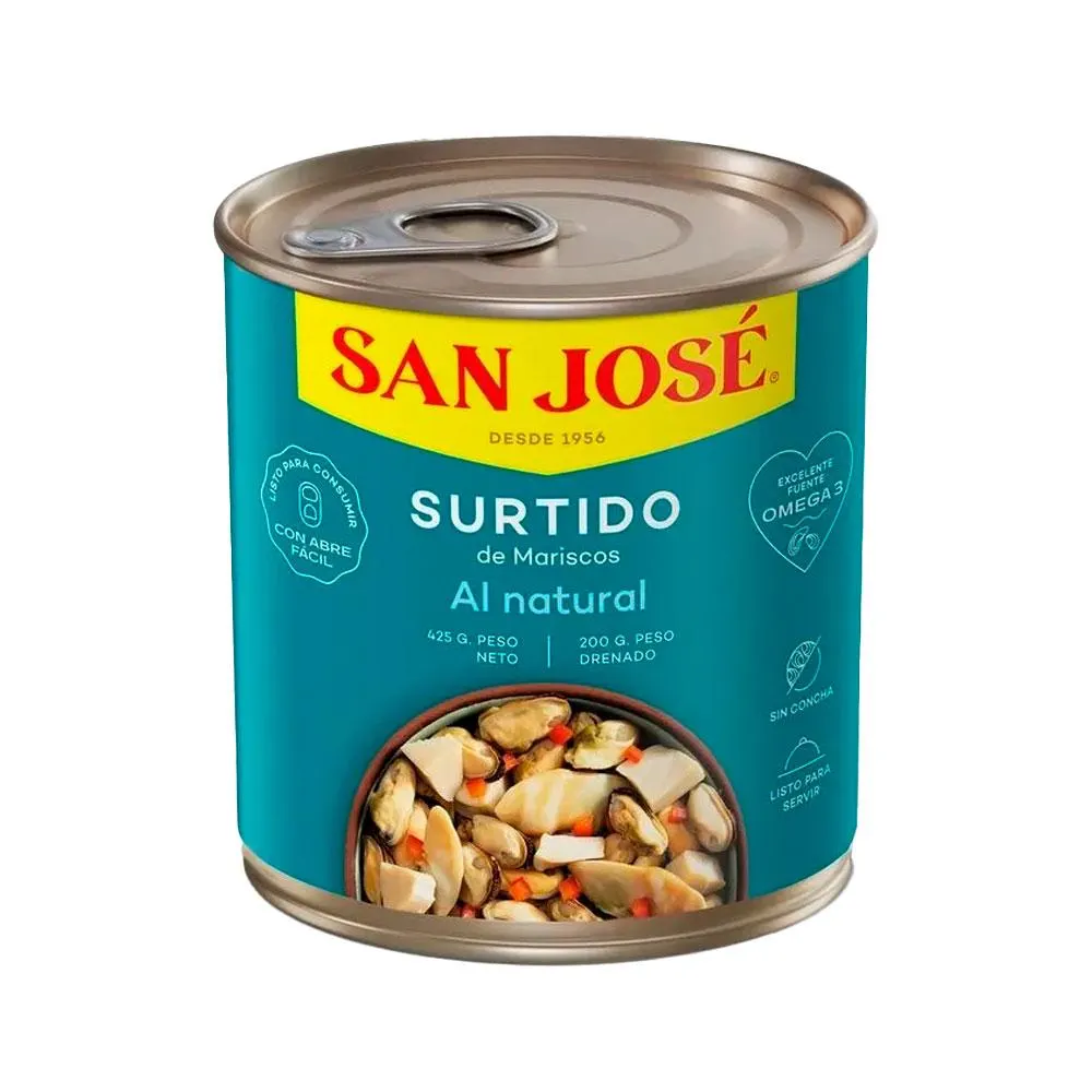 Surtido Marisco San José Natural 425 Grs (213 Grs Drenado)