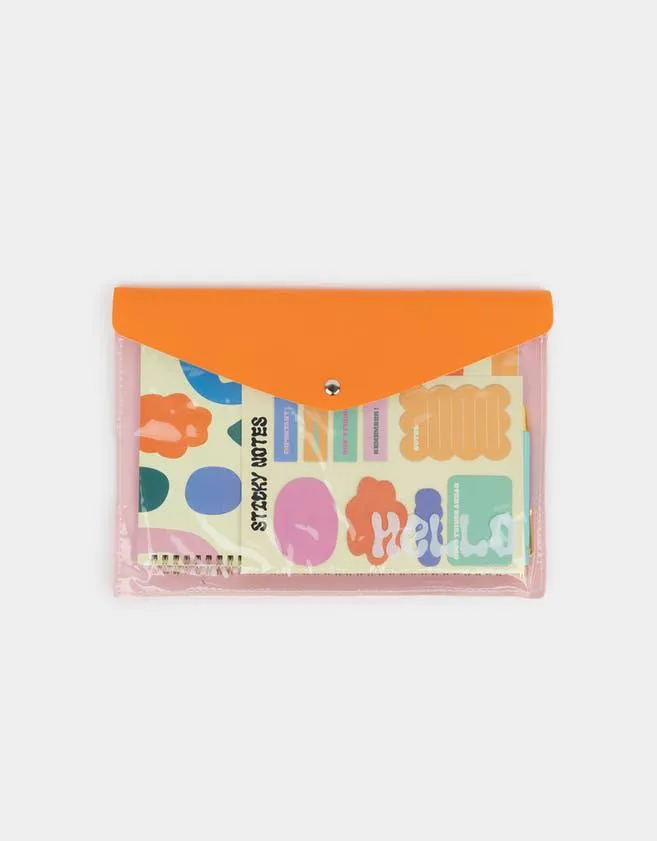 Set de librería en sobre con tiburón