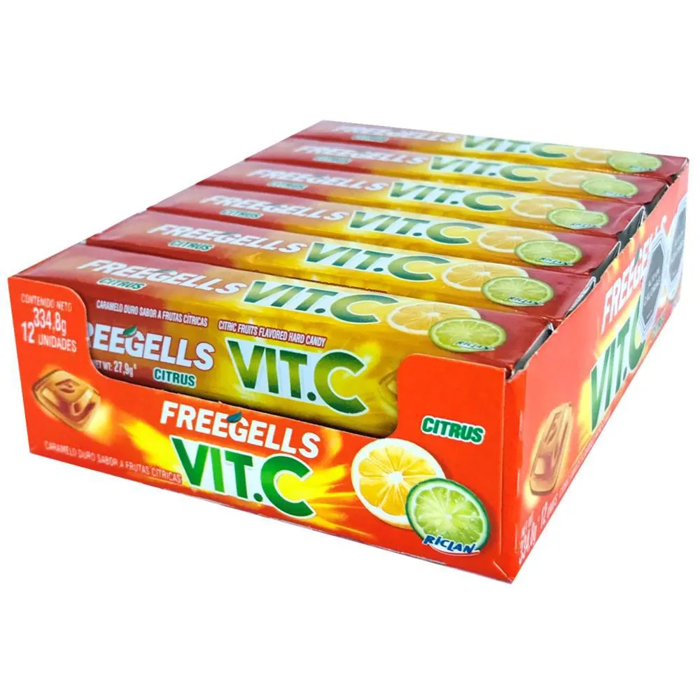 Caramelo vit c citrus 12 un