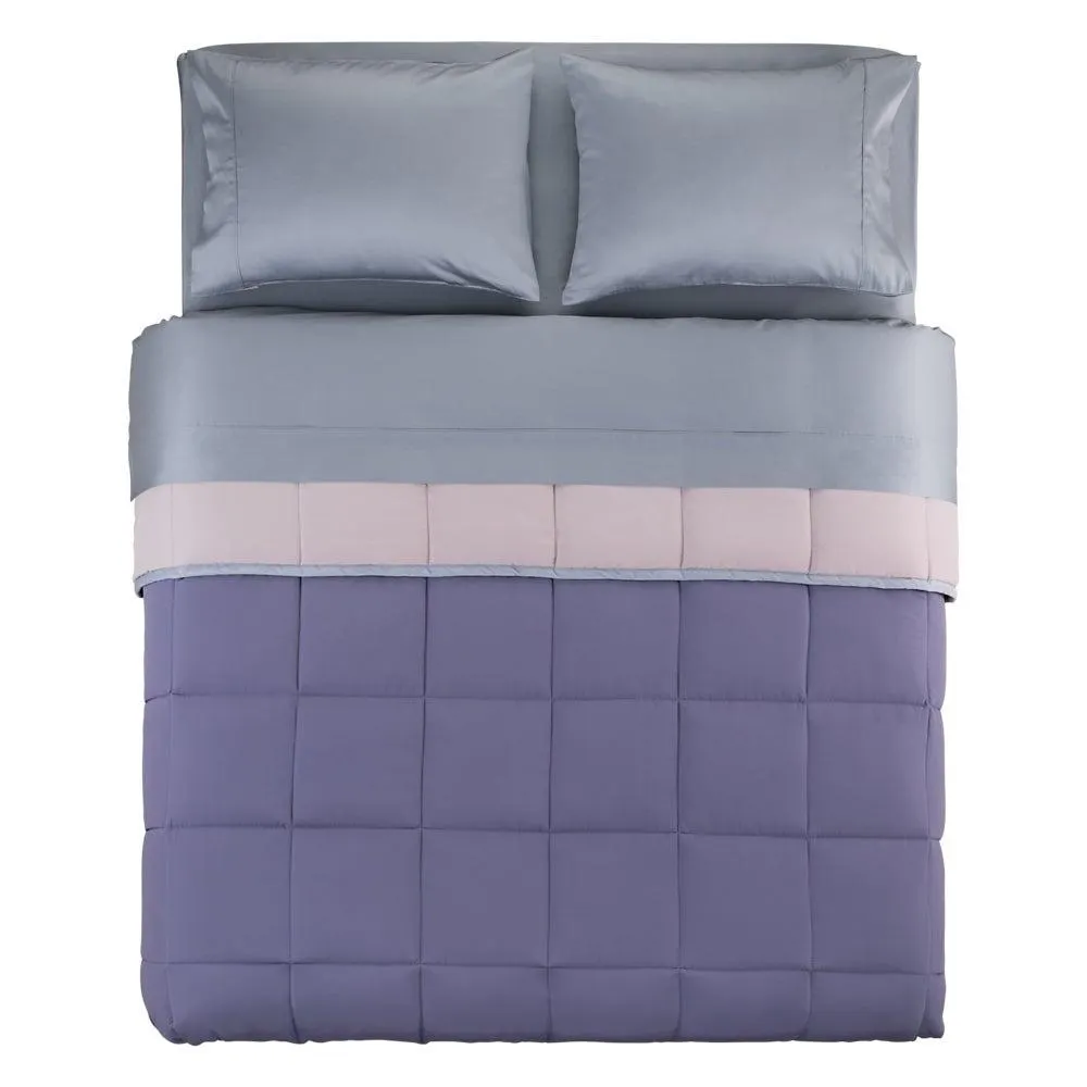 Cobertor de microfibra con borde de terciopelo 2 plazas