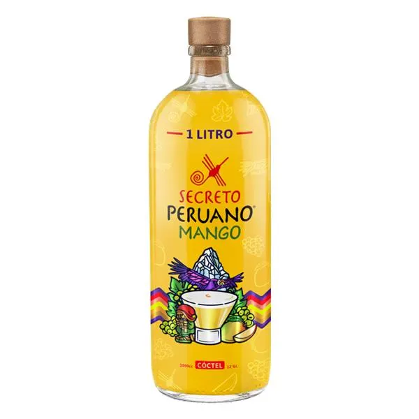 Pisco Sour Secreto Peruano mango 1 litro | Liquidos.cl