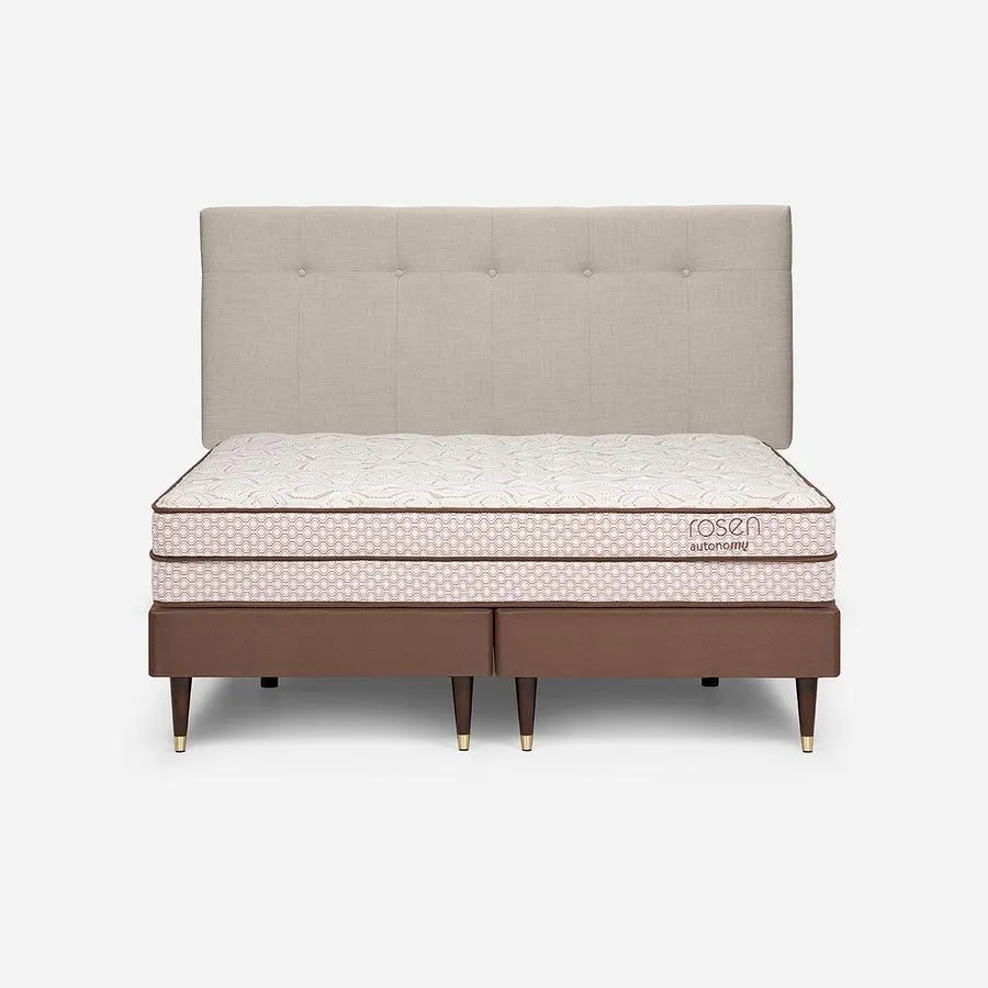 Cama Autonomy Land King + Respaldo New Bennet