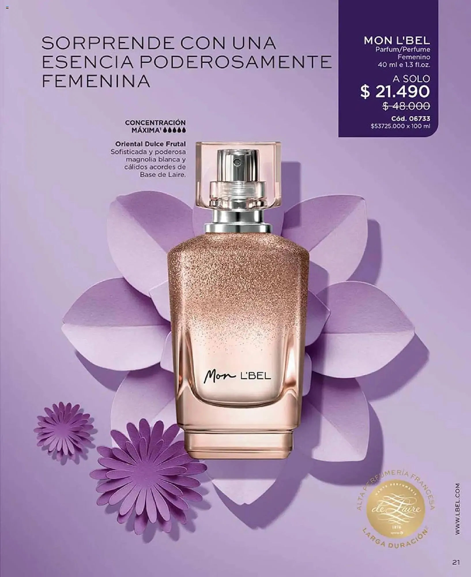 Catálogo de Catálogo L'Bel 18 de marzo al 31 de mayo 2026 - Página 21