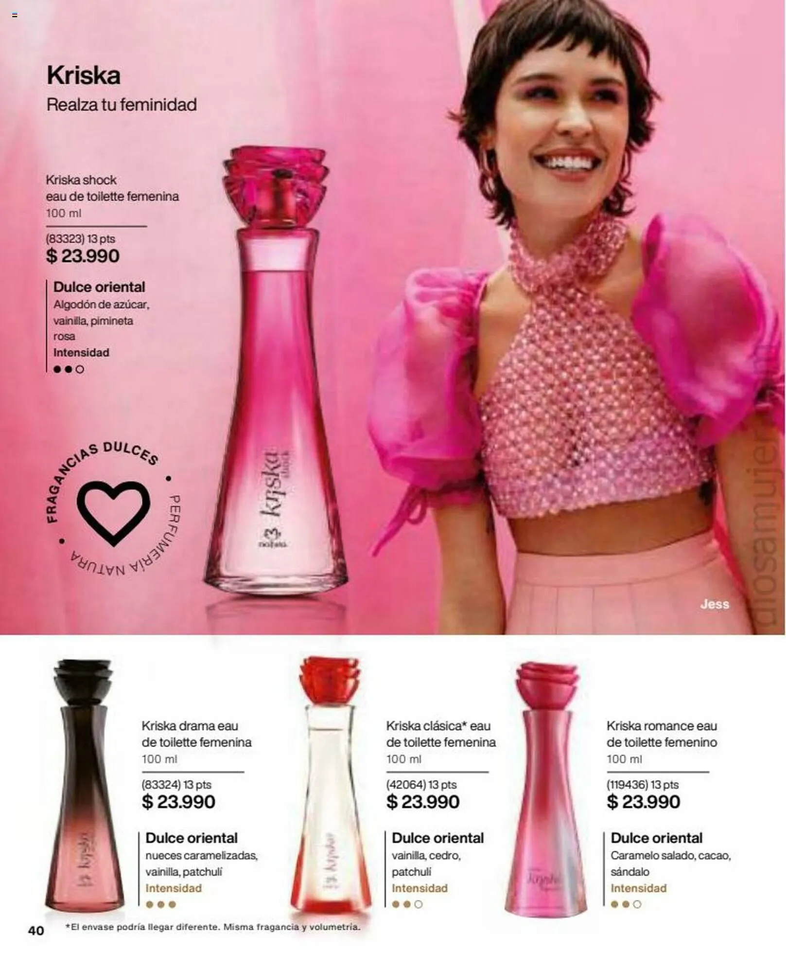 Catálogo de Catálogo Natura 1 de octubre al 15 de octubre 2023 - Página 40