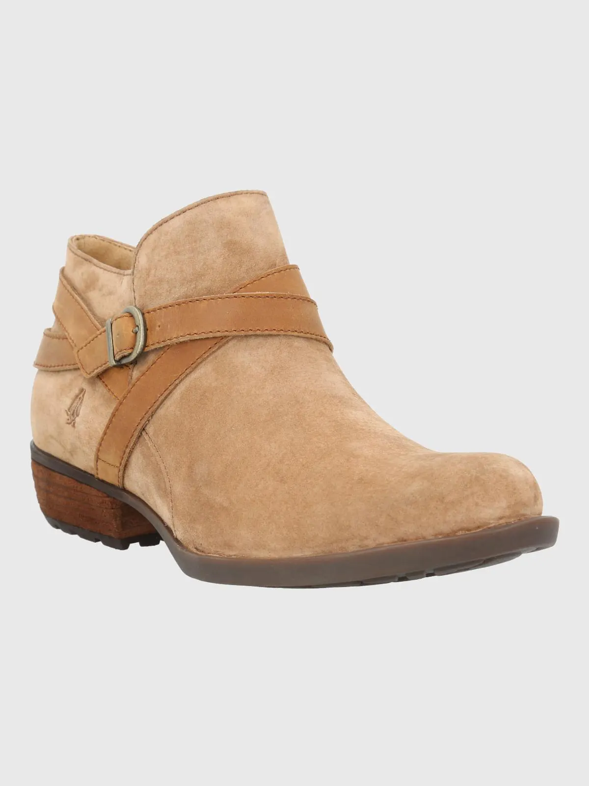 Botin Cuero Mujer Breda Café Hush Puppies