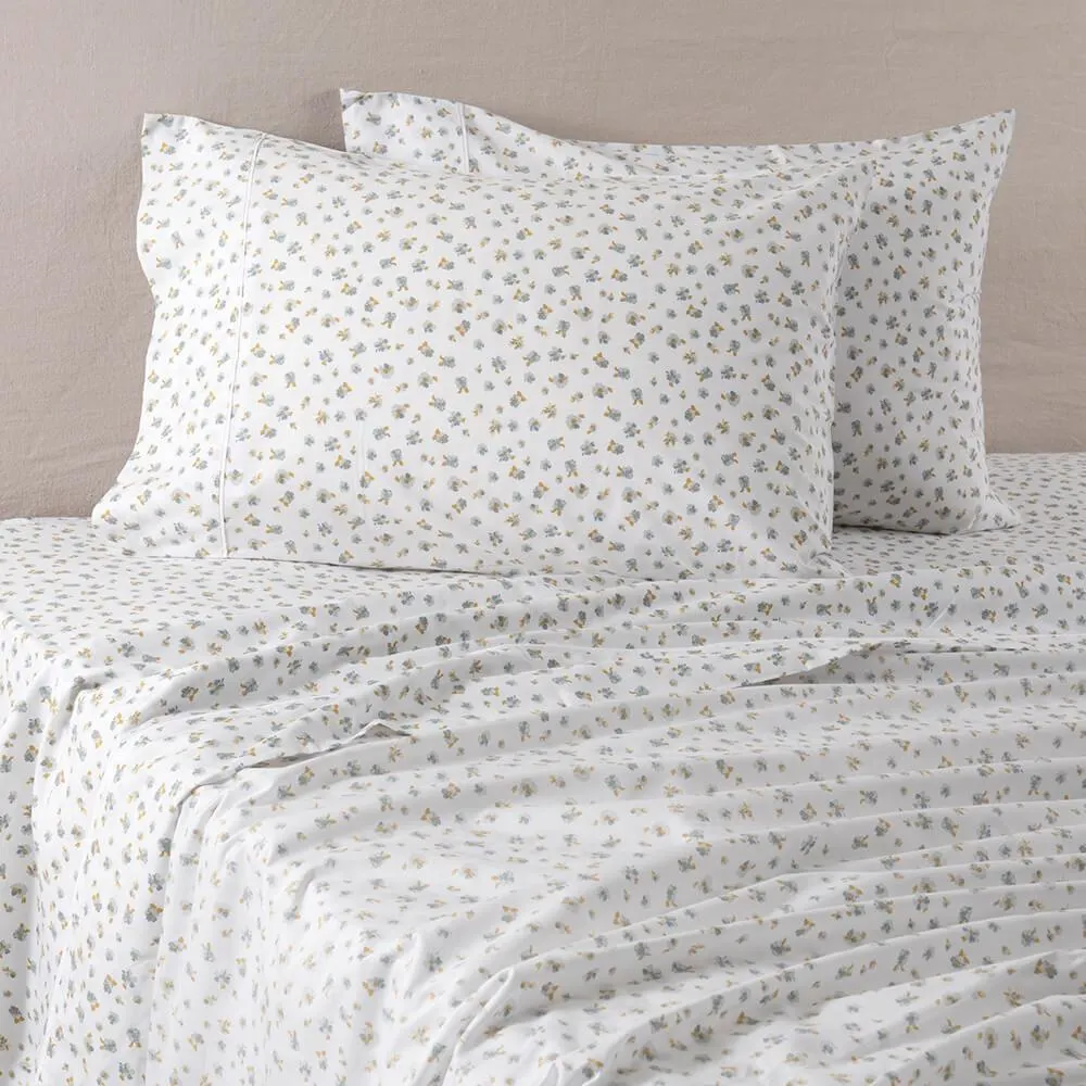 Sábana 180 Hilos Genova King Azul