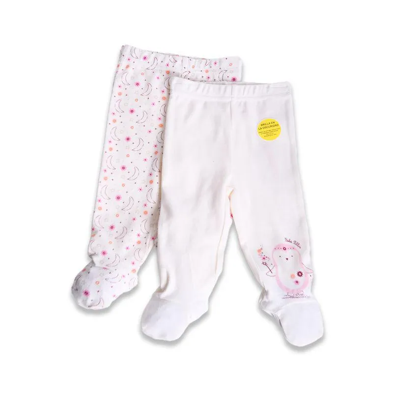 Pack 2 Pzas Panty Bebé Niña Multicolor