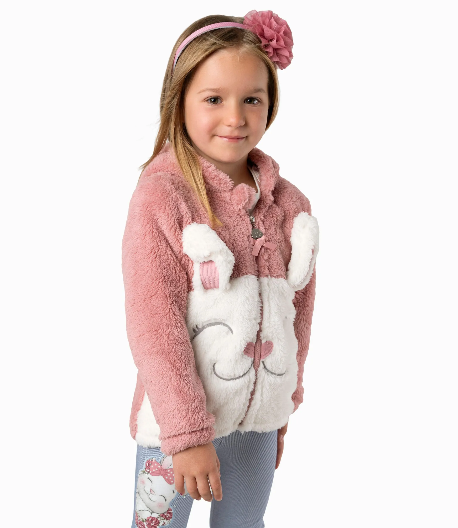 Polerón Niña Con Conejo