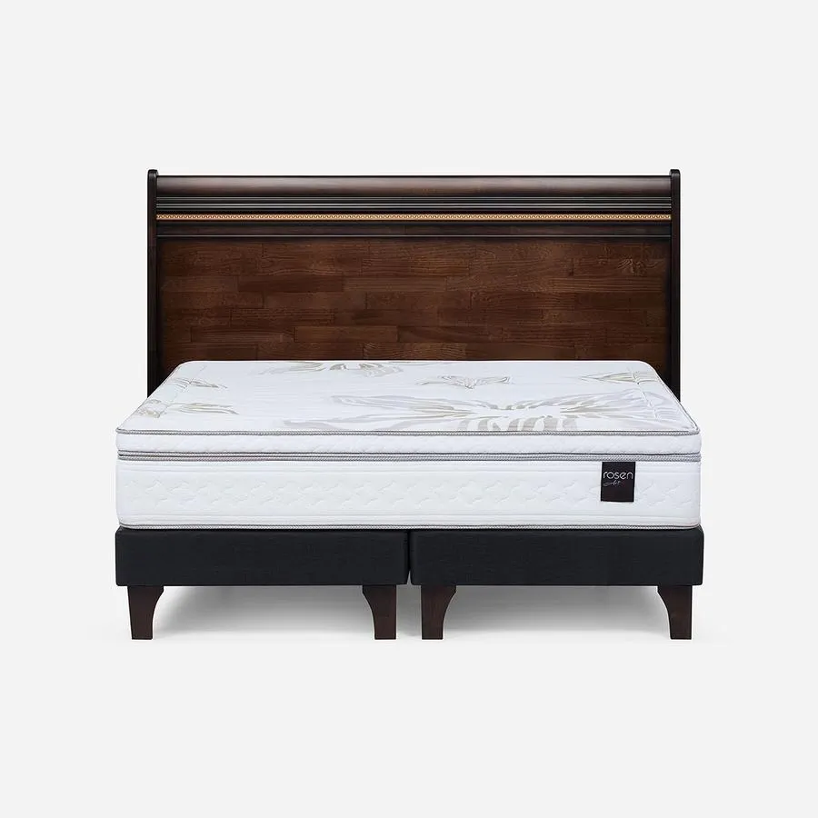 Box Spring Art 4 King + Respaldo Opera