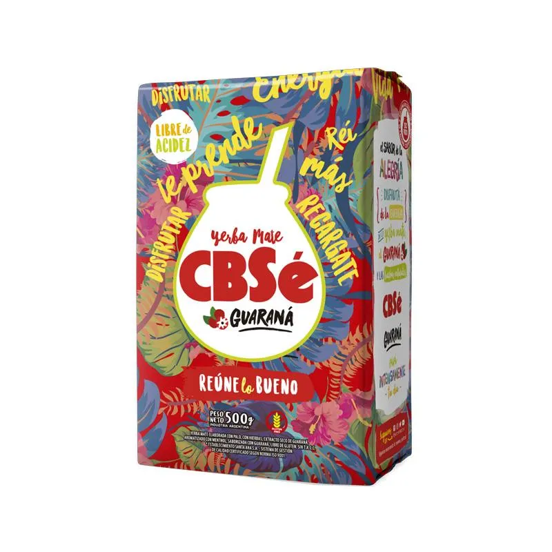 Yerba Mate Csbe Guarana 500 grs