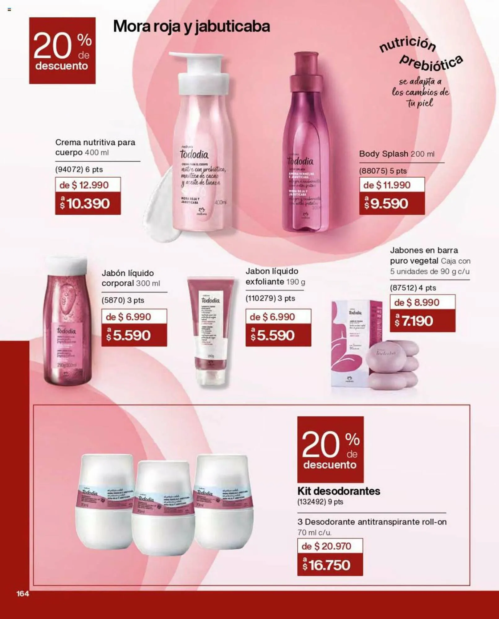 Catálogo de Catálogo Natura 1 de septiembre al 30 de septiembre 2023 - Página 164