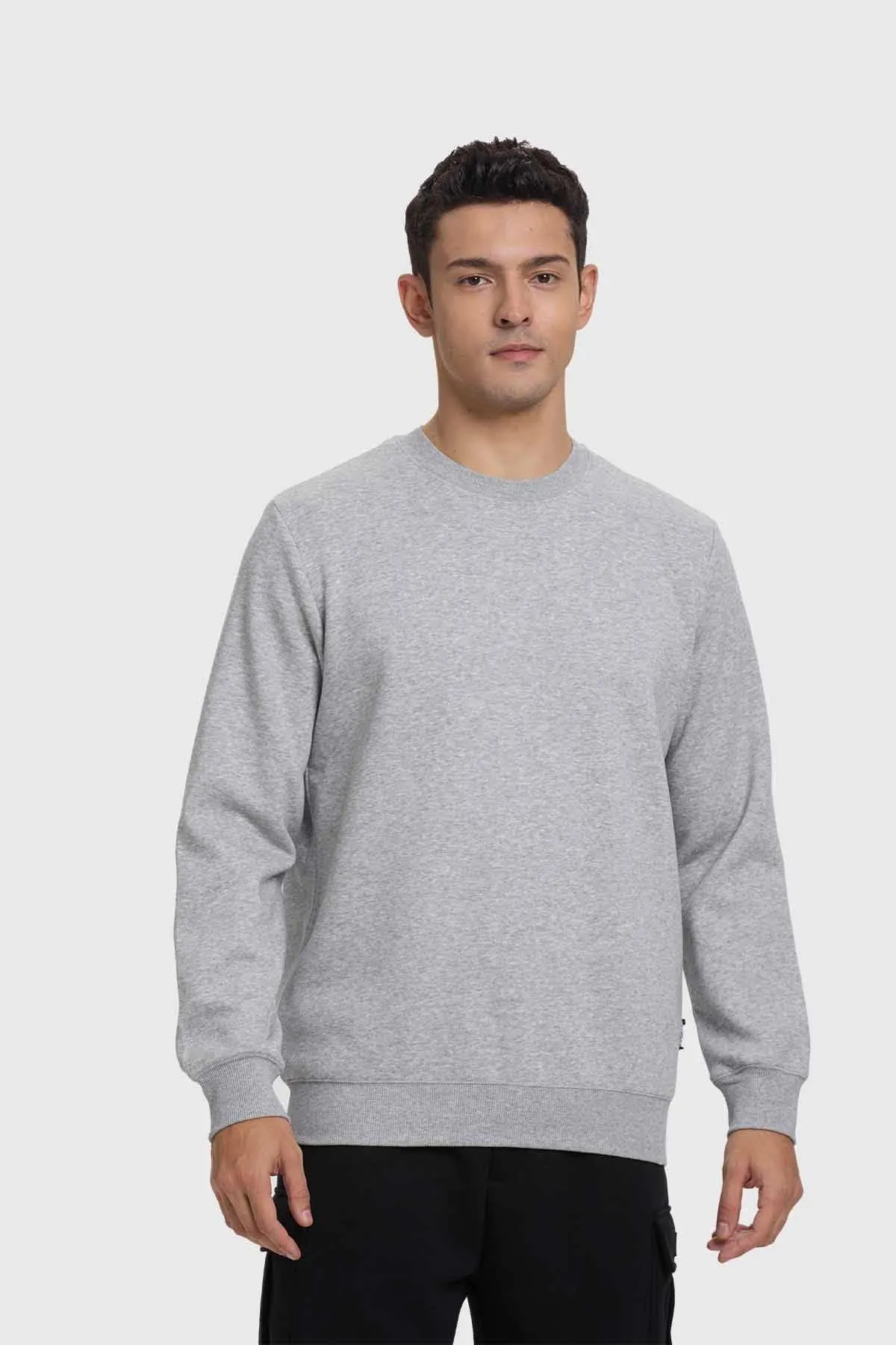 Polerón Hombre Básico Gris