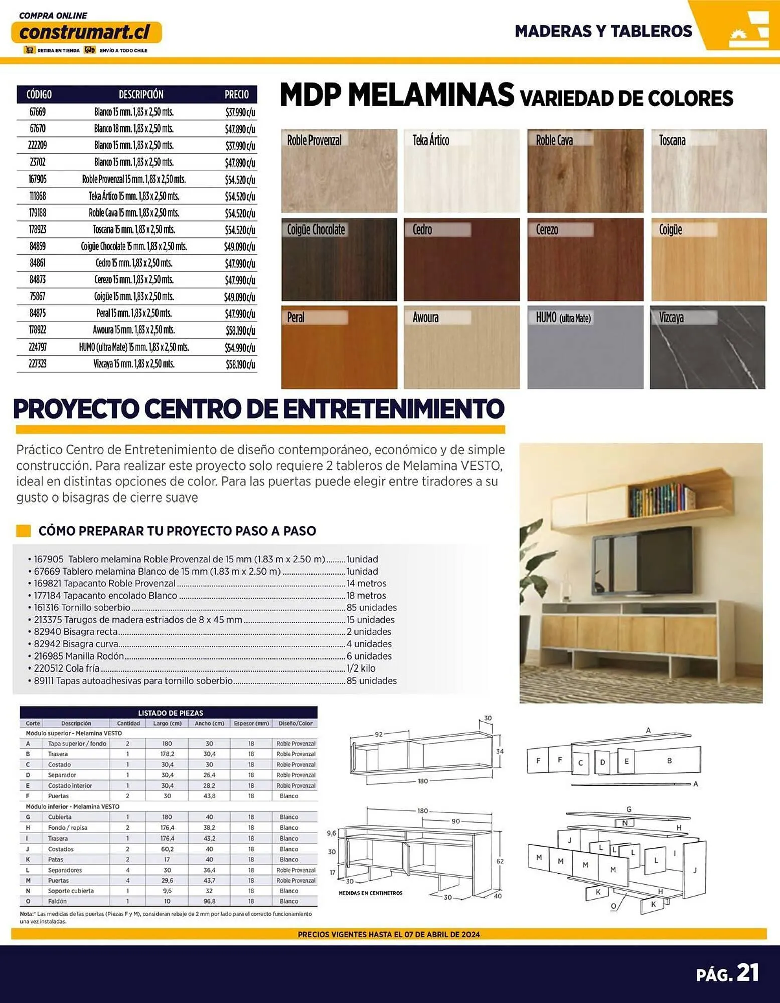 Catálogo de Catálogo Construmart 3 de abril al 28 de abril 2024 - Página 21