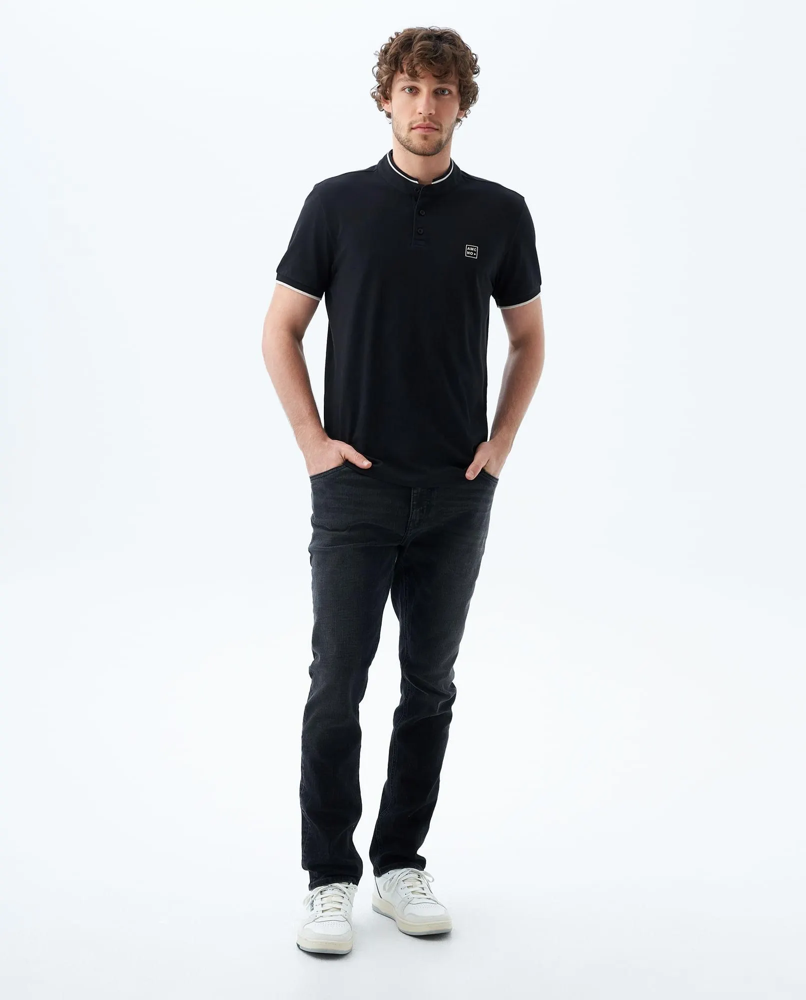 Polo Slim manga corta para hombre