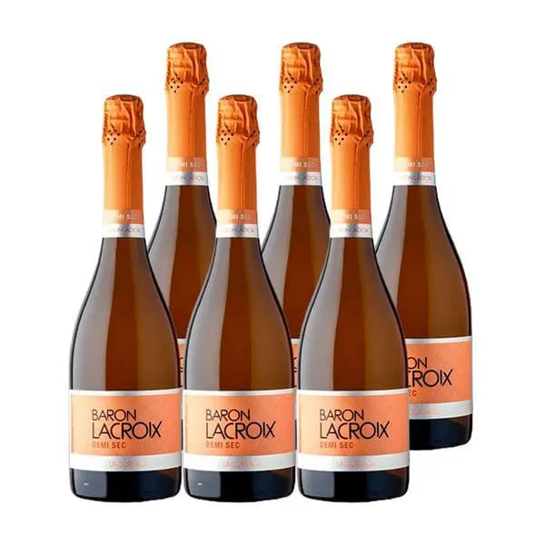Espumante Baron Lacroix Demi Sec Botella 750cc x6