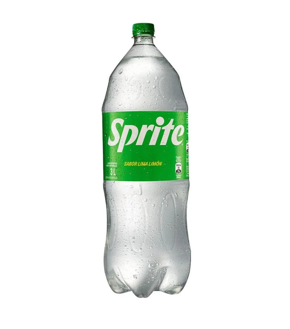 Bebida Sprite Lima Limón Original Desechable 3lts.